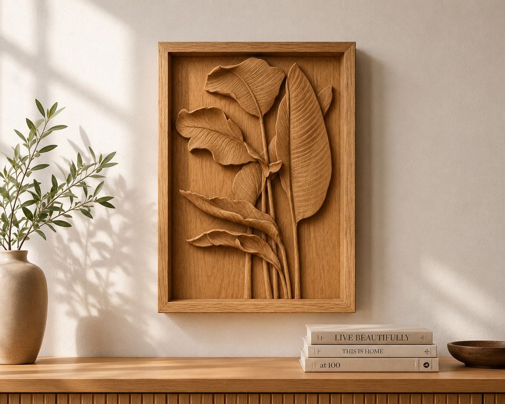 Botanical Leaves – Wooden Wall Art