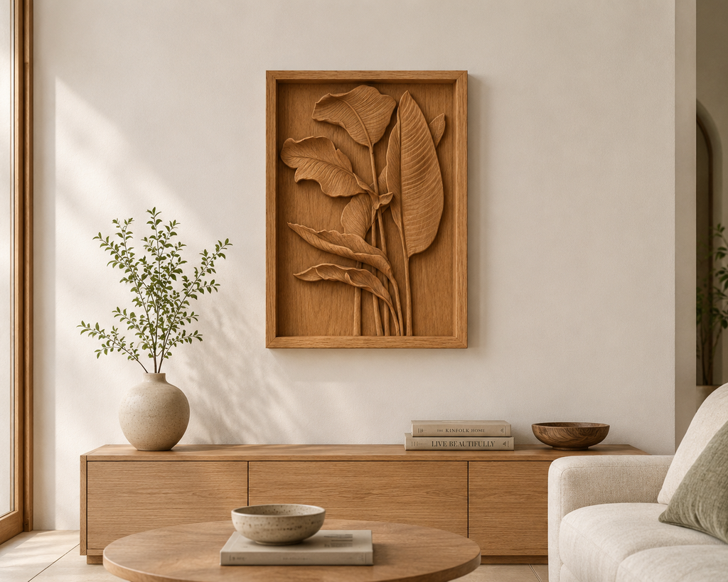 Botanical Leaves – Wooden Wall Art