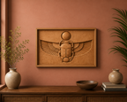 Egyptian wall art- wood wall art