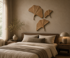 Whispering Ginkgo Trio – Wooden Wall Art