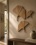Whispering Ginkgo Trio – Wooden Wall Art