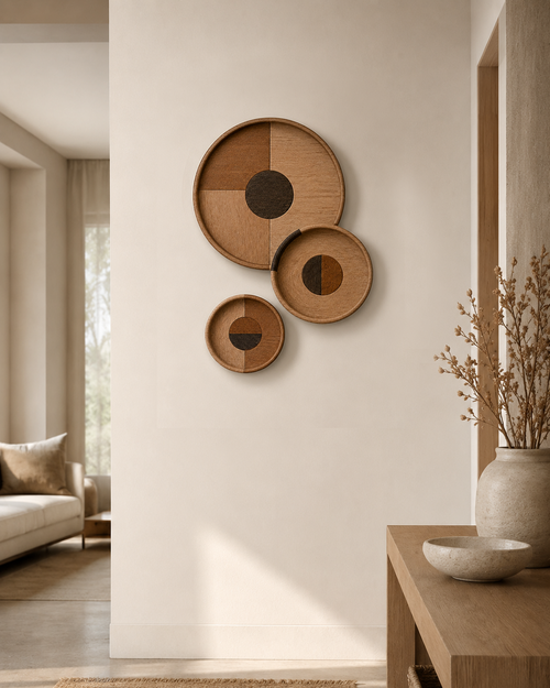 Eclipse – Geometric Wooden Wall Art Set