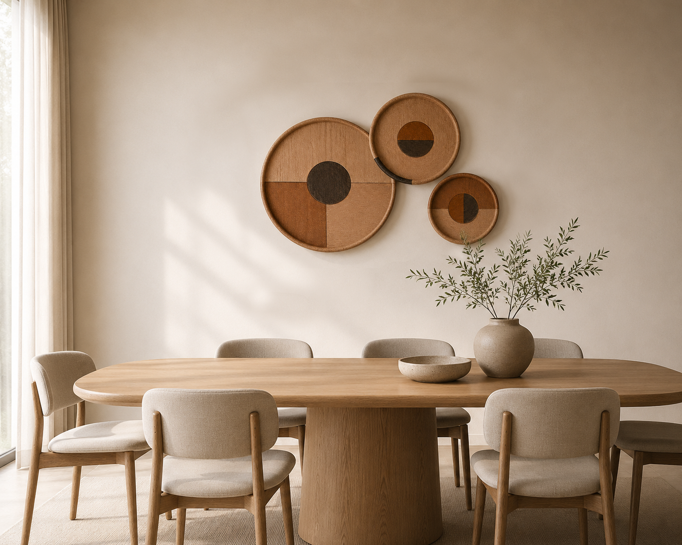 Eclipse – Geometric Wooden Wall Art Set
