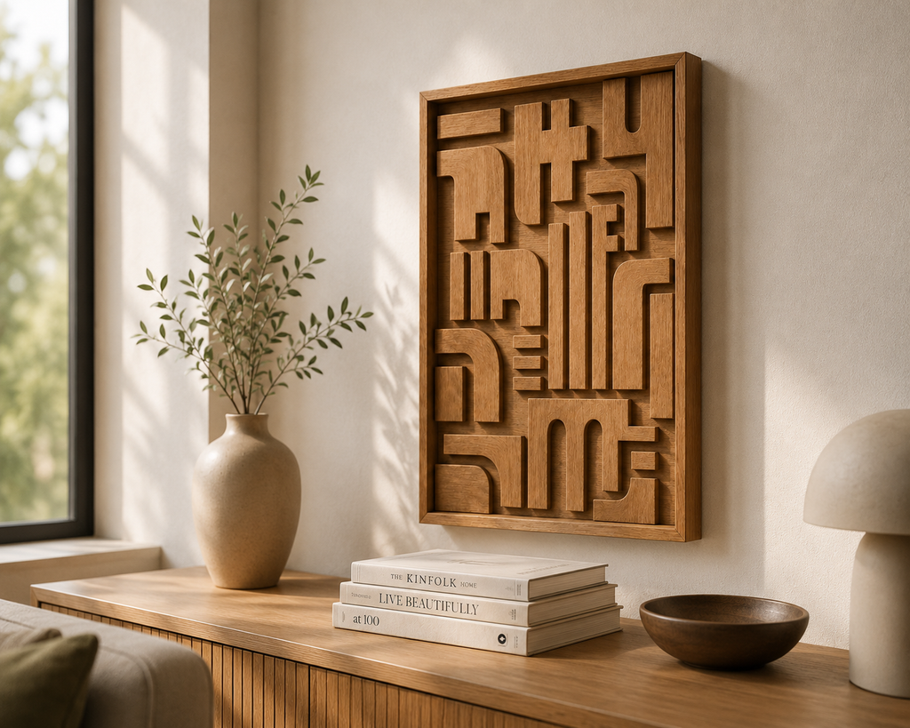 Elevation – Geometric Wooden Wall Art